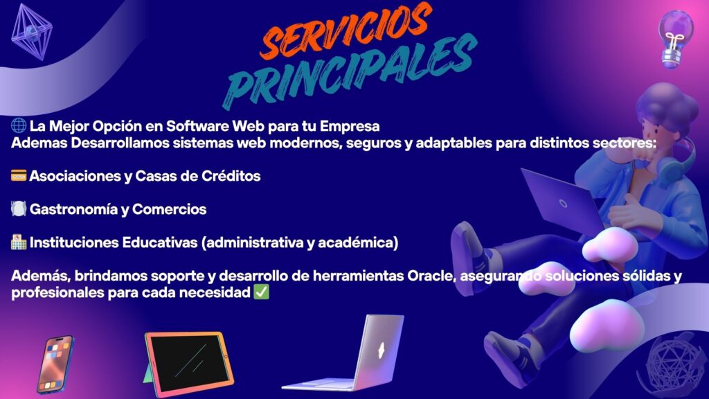 blue and purple modern computer presentation